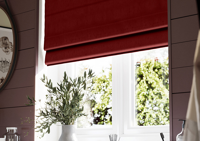 Windermere, Merlot - Twist&Fit Roman Blind - Image 5